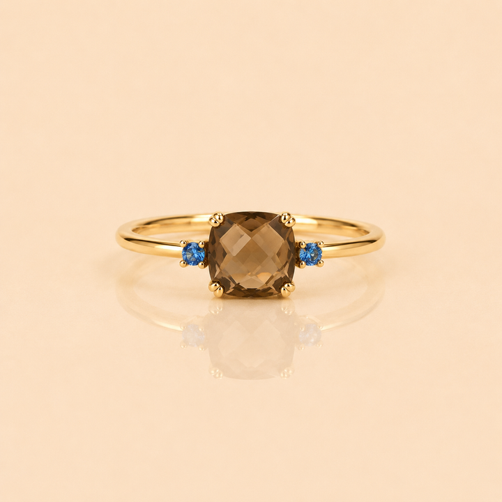 ANELLO CLÉO MINI AMETISTA ORO GIALLO