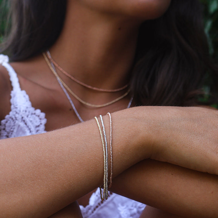 GOLDEN HOUR BRACELET YELLOW GOLD MEDIUM