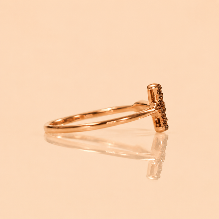 ANELLO BAROCCO ORO ROSA