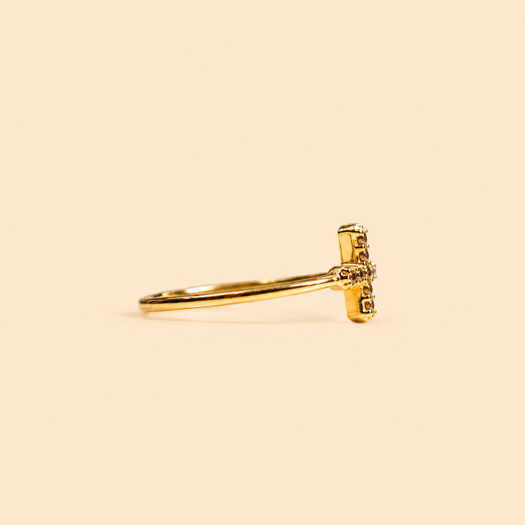 ANELLO BAROCCO ORO GIALLO