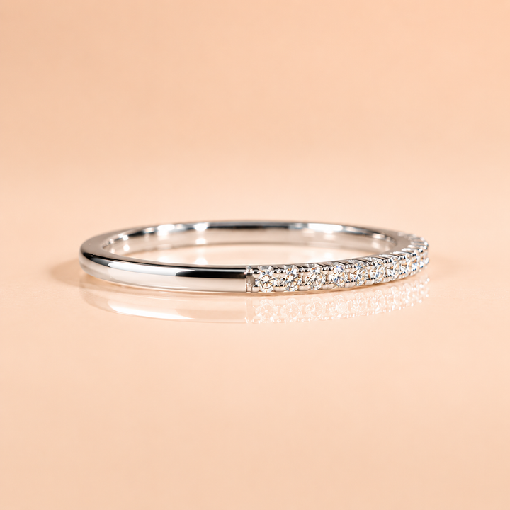 ANELLO BIANCA DIAMANTI ORO BIANCO