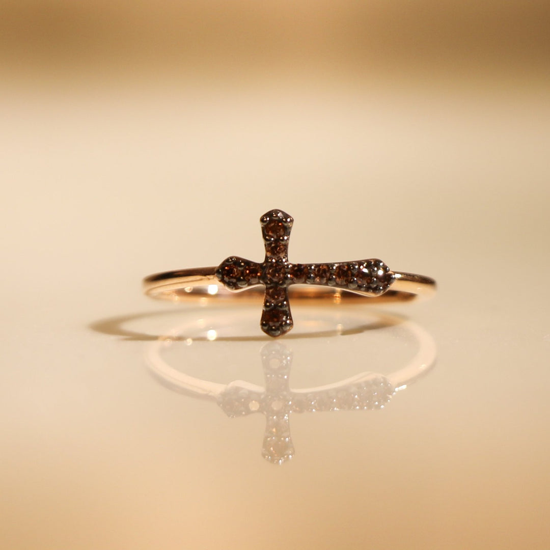 ROSE GOLD BAROQUE RING