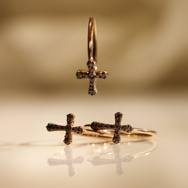 ROSE GOLD BAROQUE RING