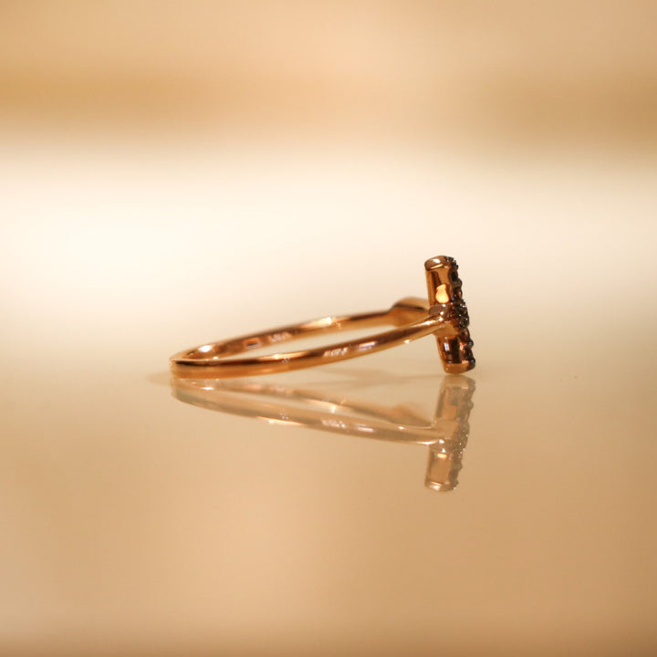 ROSE GOLD BAROQUE RING