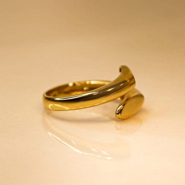 COBRA RING YELLOW GOLD