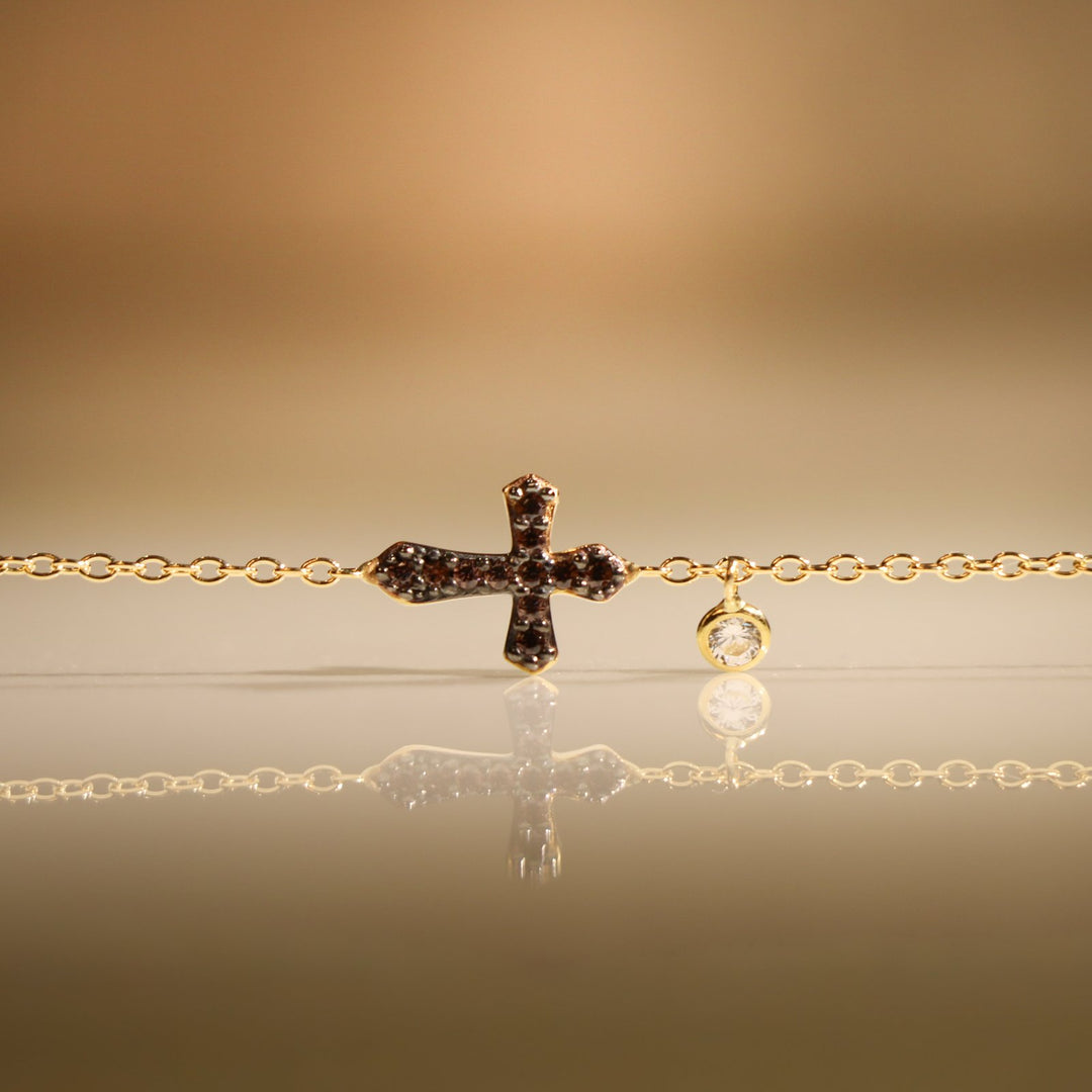 YELLOW GOLD BAROQUE BRACELET