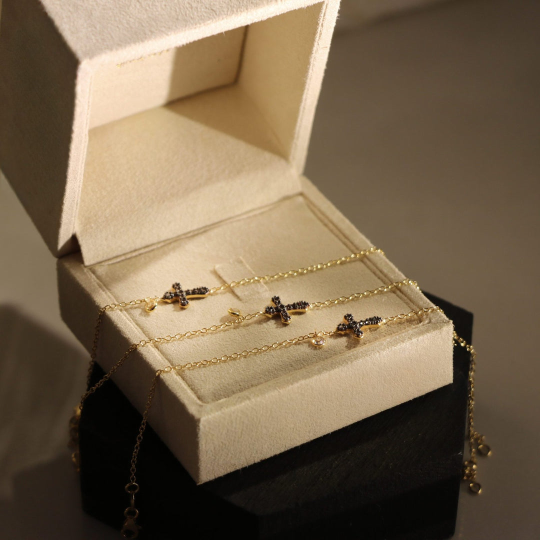 YELLOW GOLD BAROQUE BRACELET