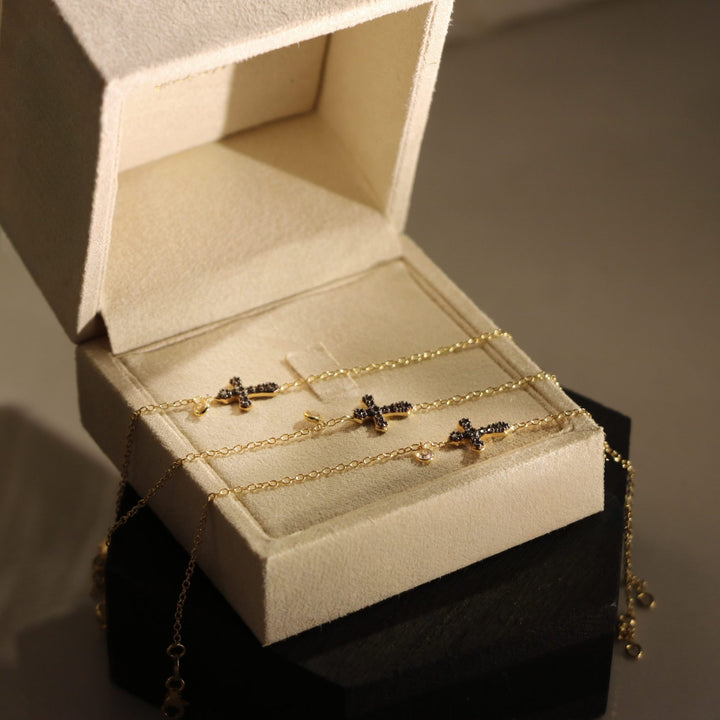 YELLOW GOLD BAROQUE BRACELET