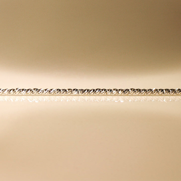 GOLDEN HOUR WHITE GOLD BRACELET MEDIUM