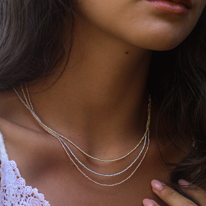 GOLDEN HOUR ROSE GOLD NECKLACE