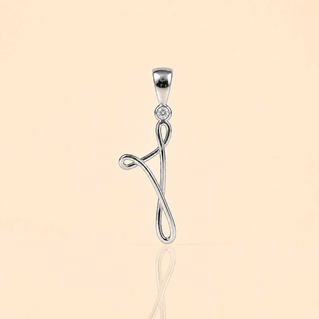 PENDENTE CORSICA LEIA DIAMANTE ORO BIANCO