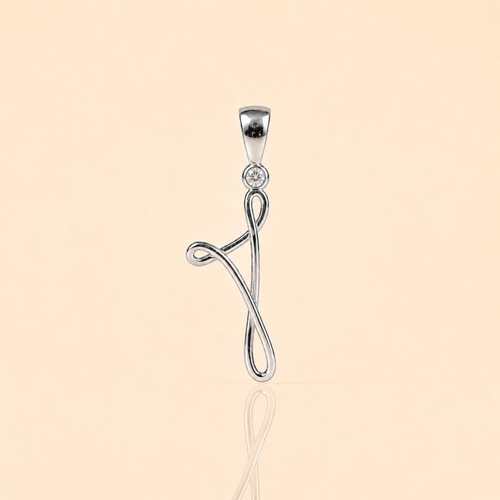 PENDENTE CORSICA LEIA DIAMANTE ORO BIANCO
