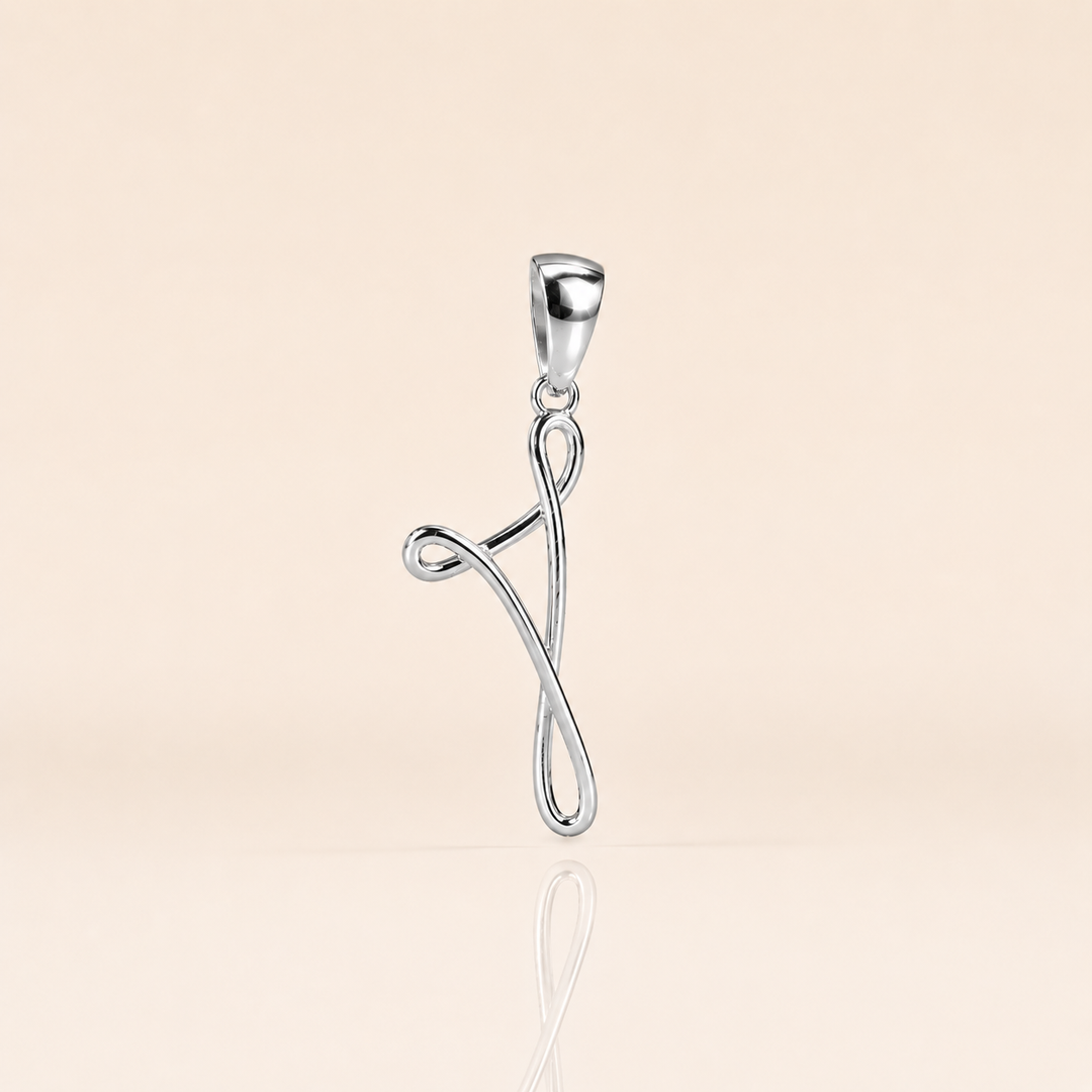 LEIA CORSICAN PENDANT WHITE GOLD