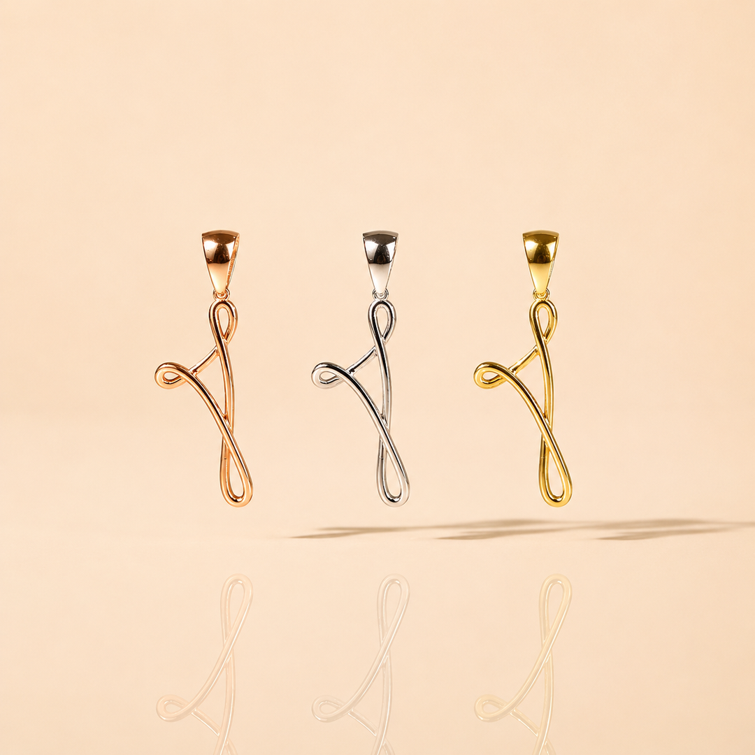 LEIA CORSICAN PENDANT WHITE GOLD