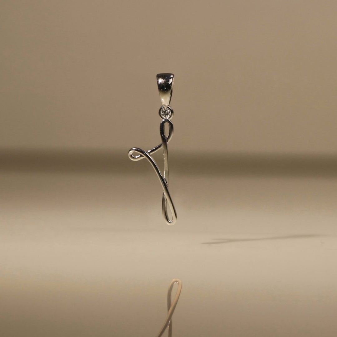 CORSE LEIA DIAMOND WHITE GOLD PENDANT