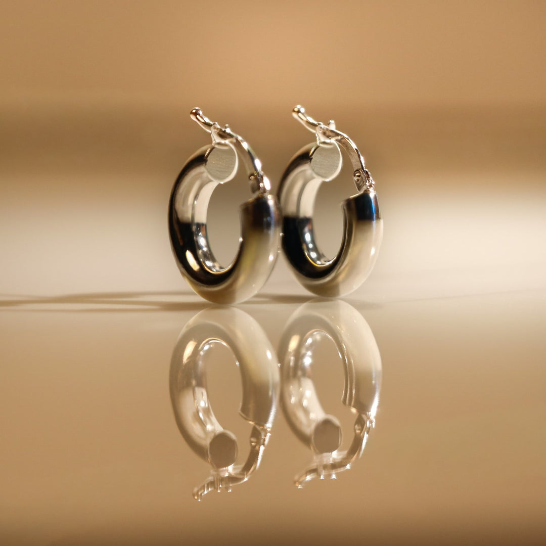 ORNELLA EARRINGS SMALL MODEL WHITE GOLD