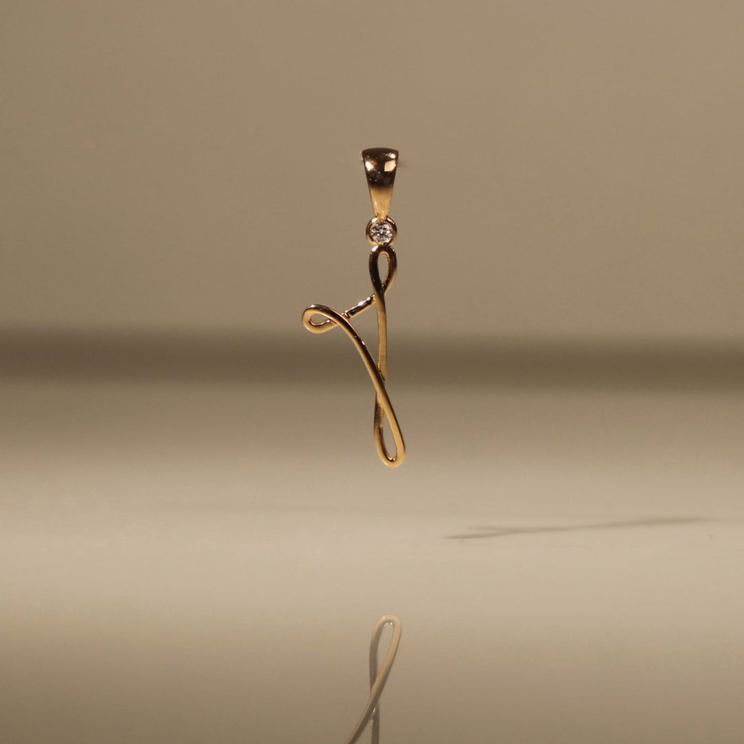 LEIA CORSICAN PENDANT ROSE GOLD DIAMOND