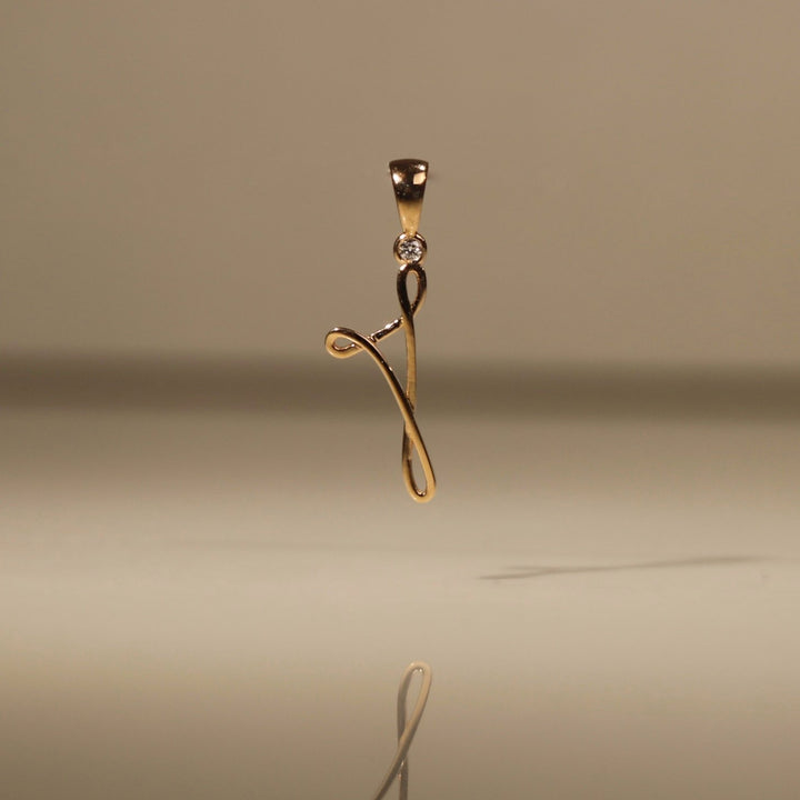 LEIA CORSICAN PENDANT ROSE GOLD DIAMOND