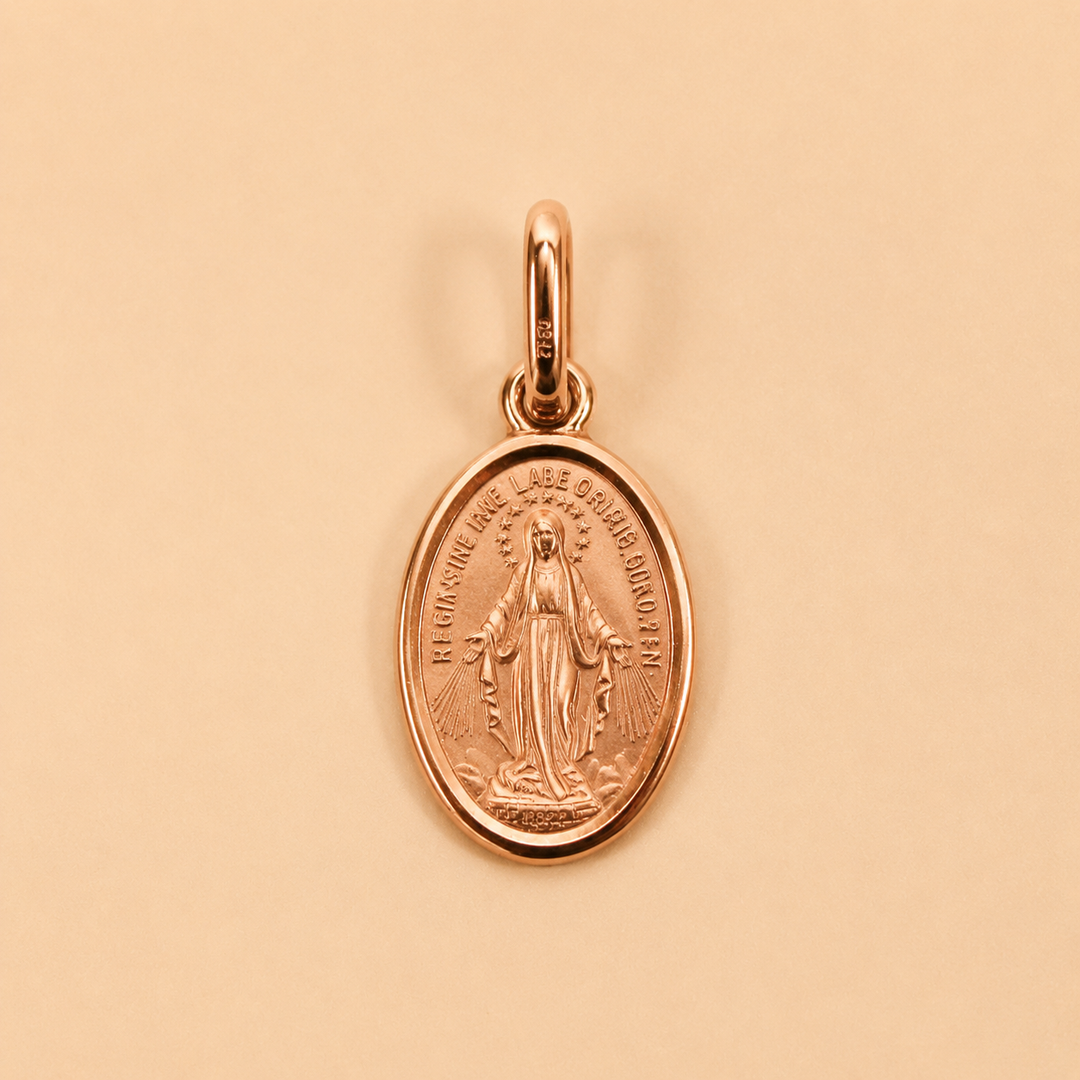 PENDENTE MIRACOLOSA MEDIUM ORO ROSA